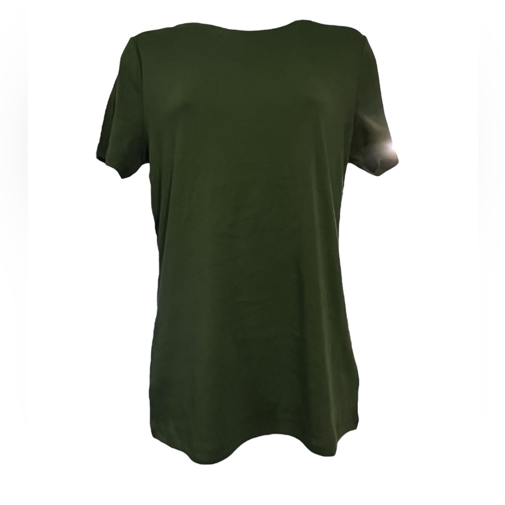 NWOT Women's Talbots Classic green Top
